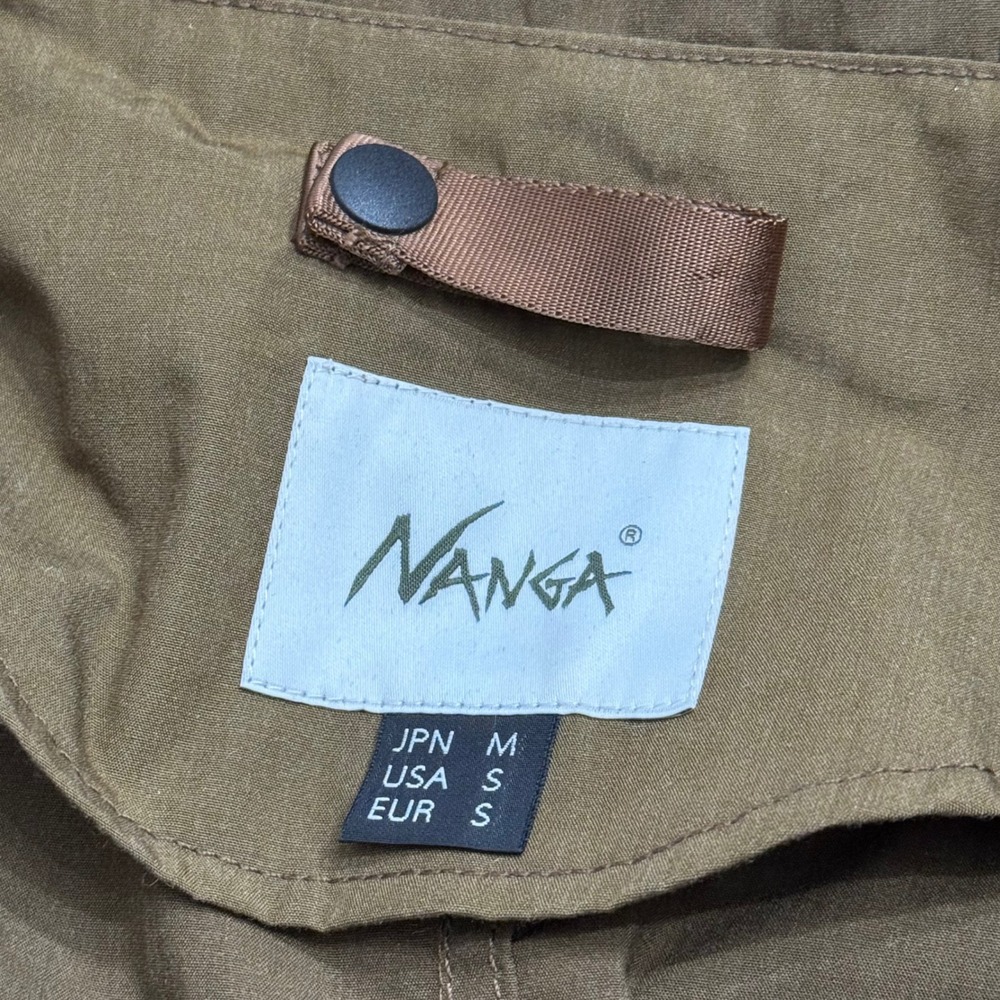 Nanga Takibi Field Anorak Parka Coyote Brown Mens Small NW2241-1D214 - Picture 4 of 13